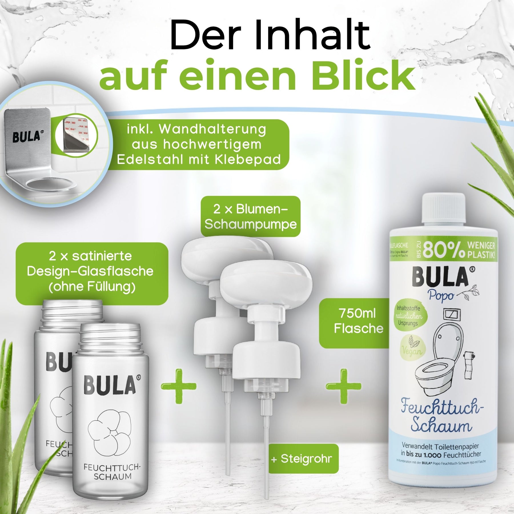 BULA Popo Double Home Glas Bundle