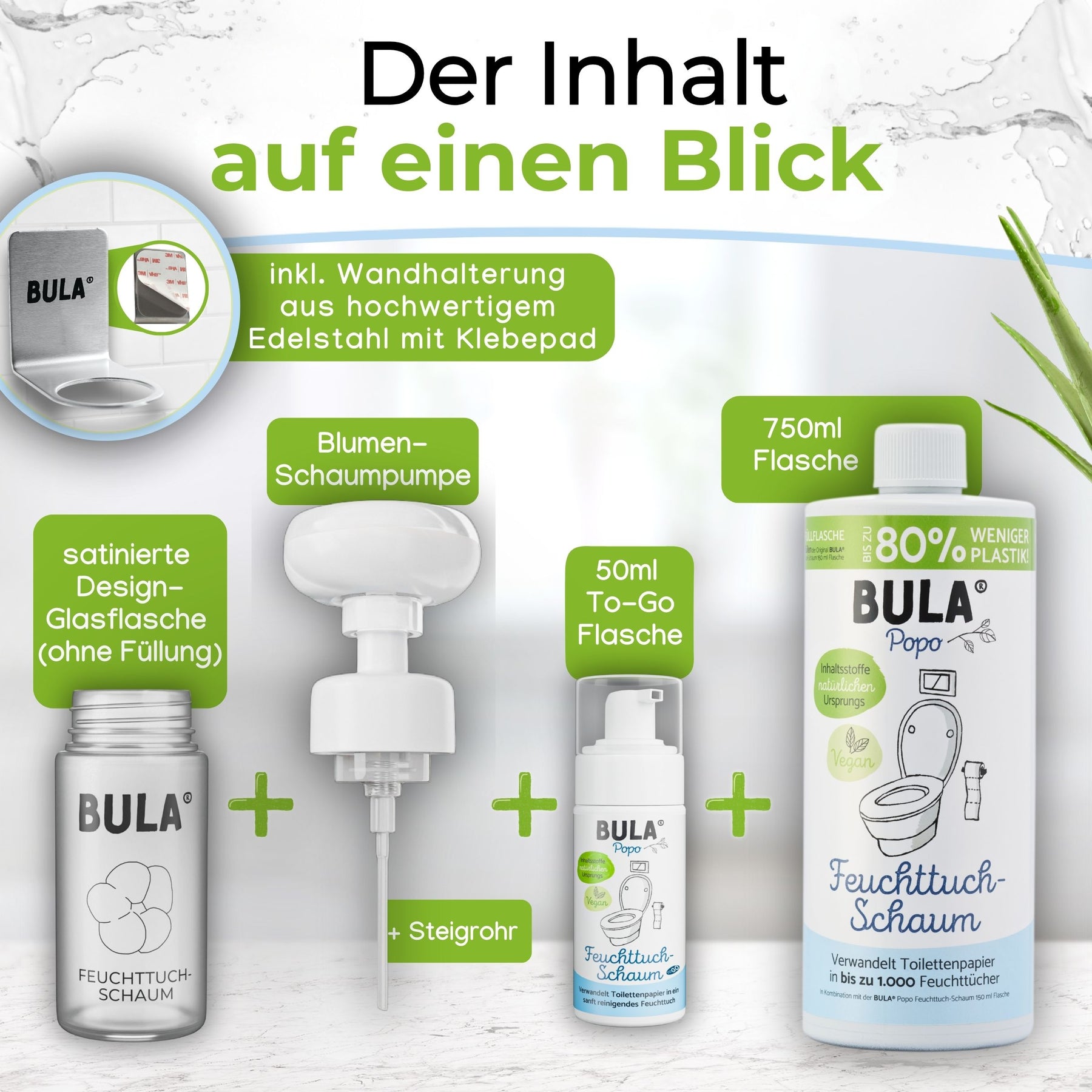 BULA Popo Öko Glas Family Bundle