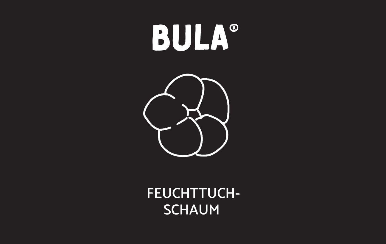 BULA Popo Style-Etikett schwarz für 150ml BULA Popo Flasche aus Kunststoff oder Glas (nur Etikett ohne Flasche!)