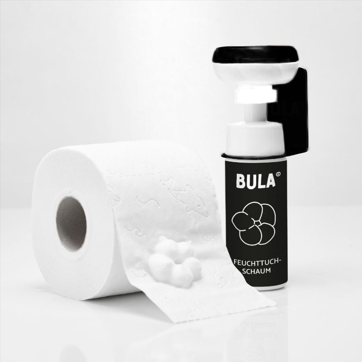 BULA Popo Style-Etikett schwarz für 150ml BULA Popo Flasche aus Kunststoff oder Glas (nur Etikett ohne Flasche!)