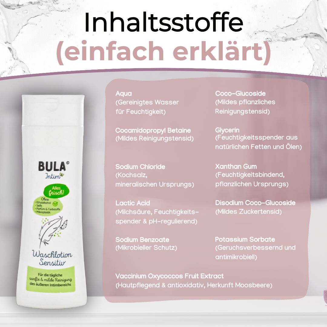 BULA Intim Waschlotion sensitiv 300ml für Sie + Ihn