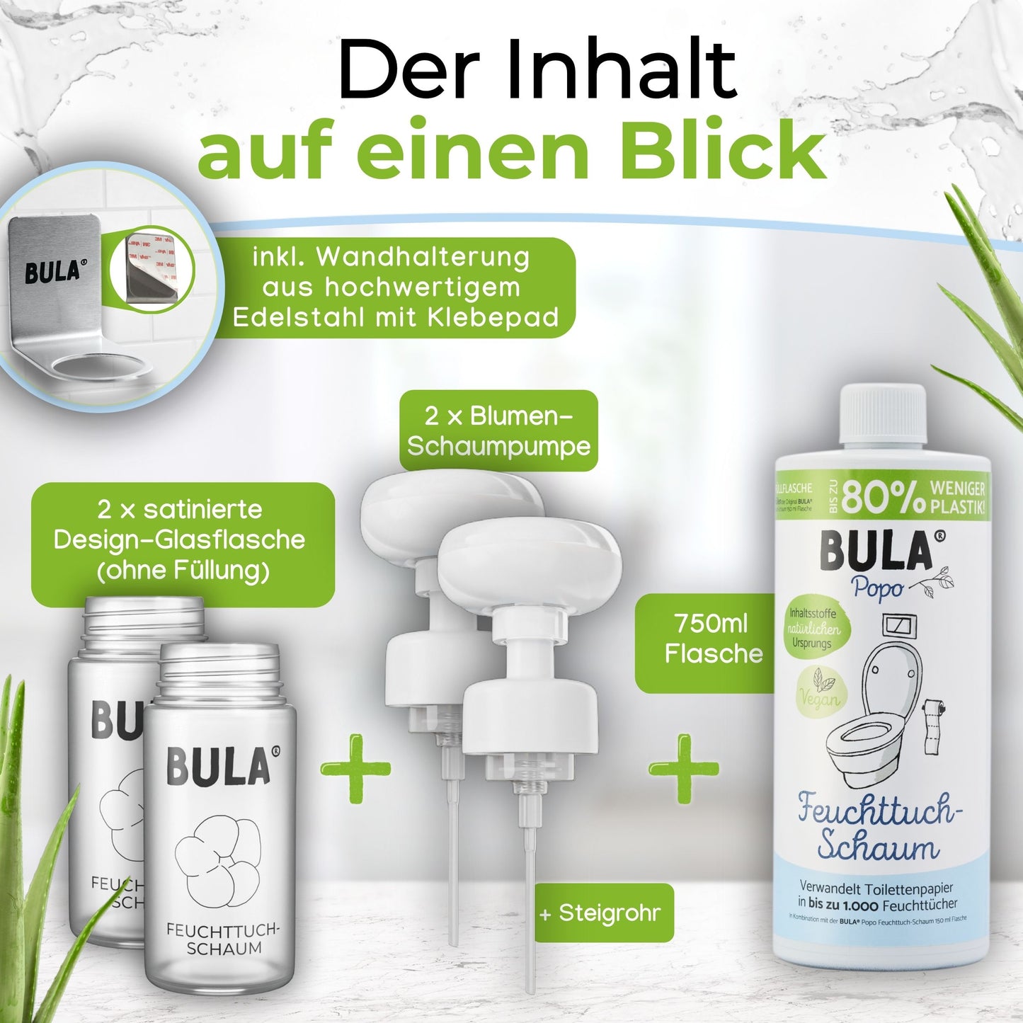 BULA Popo Double Home Glas Bundle