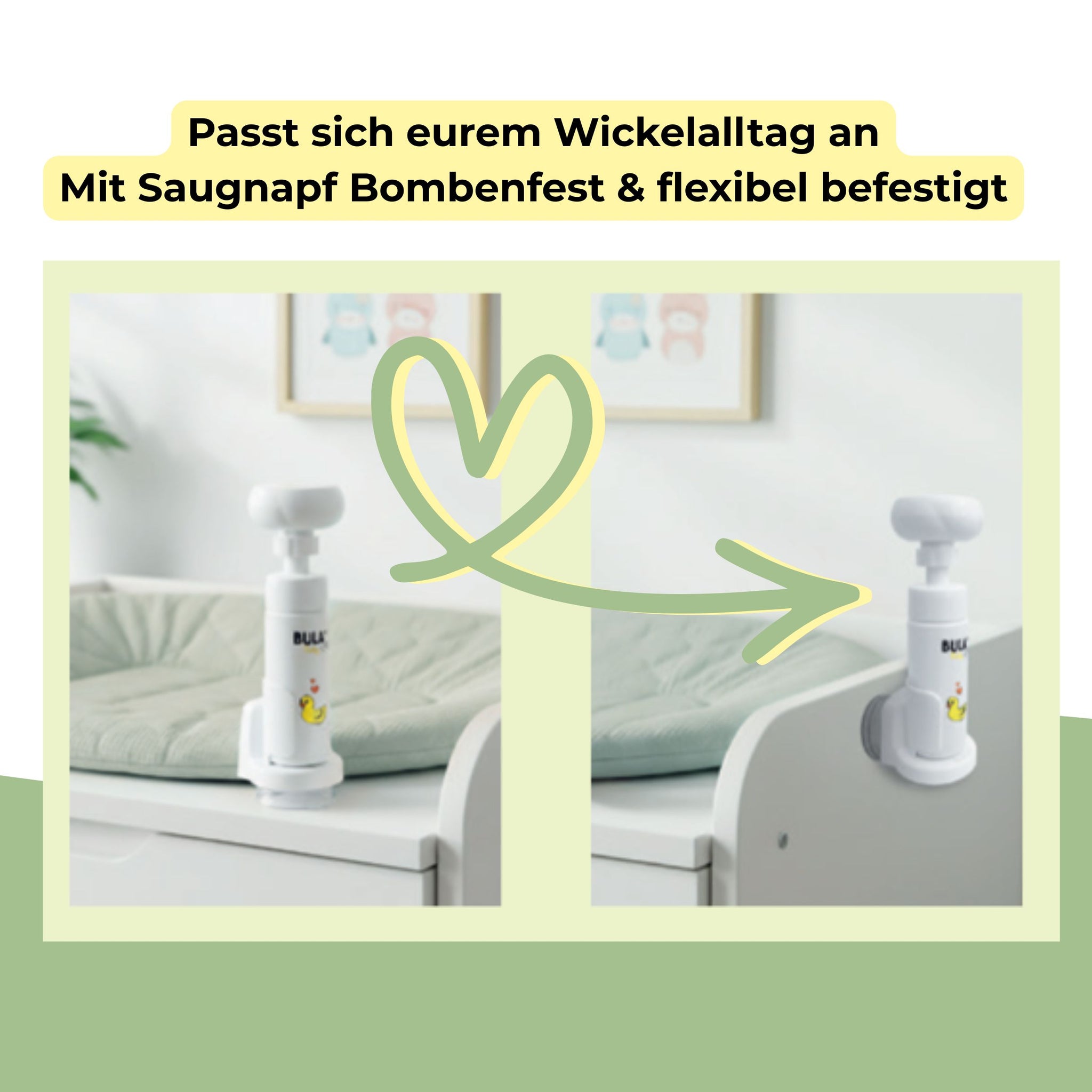 BULA Baby 2M2M Special Sale - Easy Clean Wickel Set - Feuchttuch-Schaum Starter Set für Babys