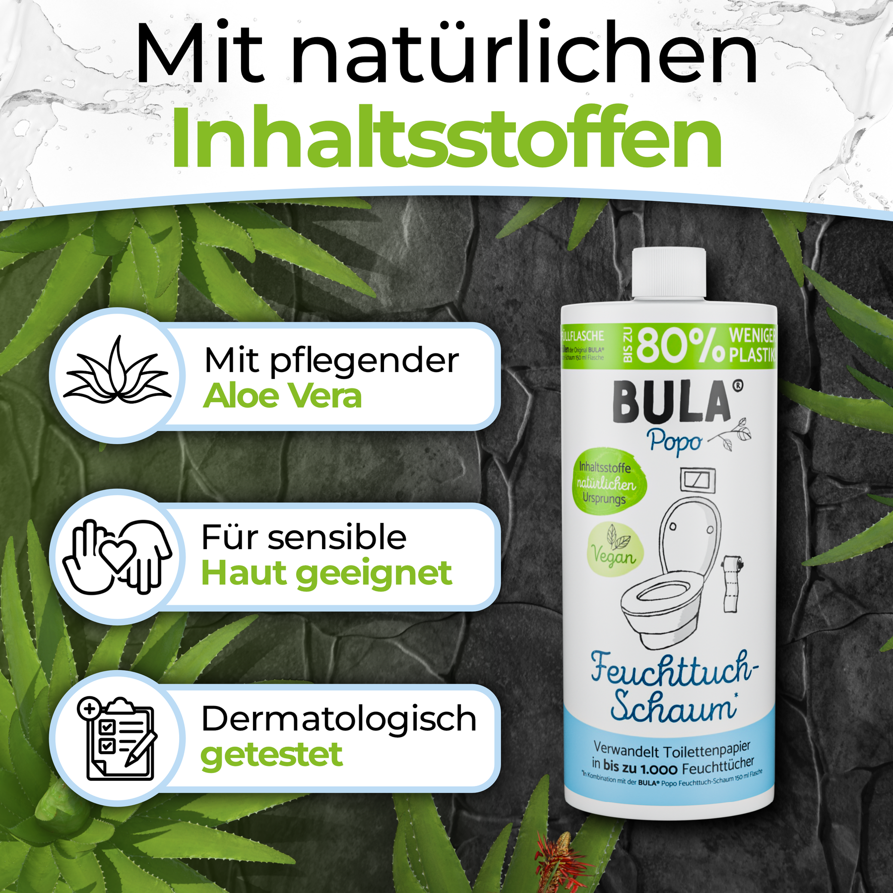 BULA Popo Nachfüll-Flasche 750 ml