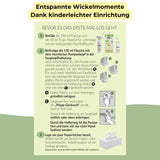BULA Baby Easy Clean Wickel Set - Feuchttuch-Schaum Starter Set für Babys