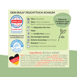 BULA Baby Easy Clean Wickel Set - Feuchttuch-Schaum Starter Set für Babys