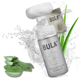 BULA Popo Blumen-Schaumpumpe mit Design-Glasflasche (ohne Füllung)