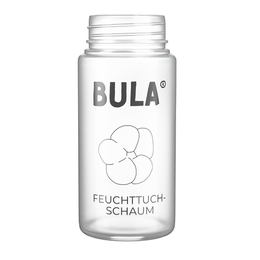 BULA Popo satinierte 150 ml Design-Glasflasche (ohne Füllung)