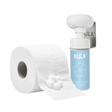 BULA Popo Style-Etikett hellblau für 150ml BULA Popo Flasche aus Kunststoff oder Glas (nur Etikett ohne Flasche!)