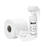 BULA Popo Style-Etikett weiß für 150ml BULA Popo Flasche aus Kunststoff oder Glas (nur Etikett ohne Flasche!)