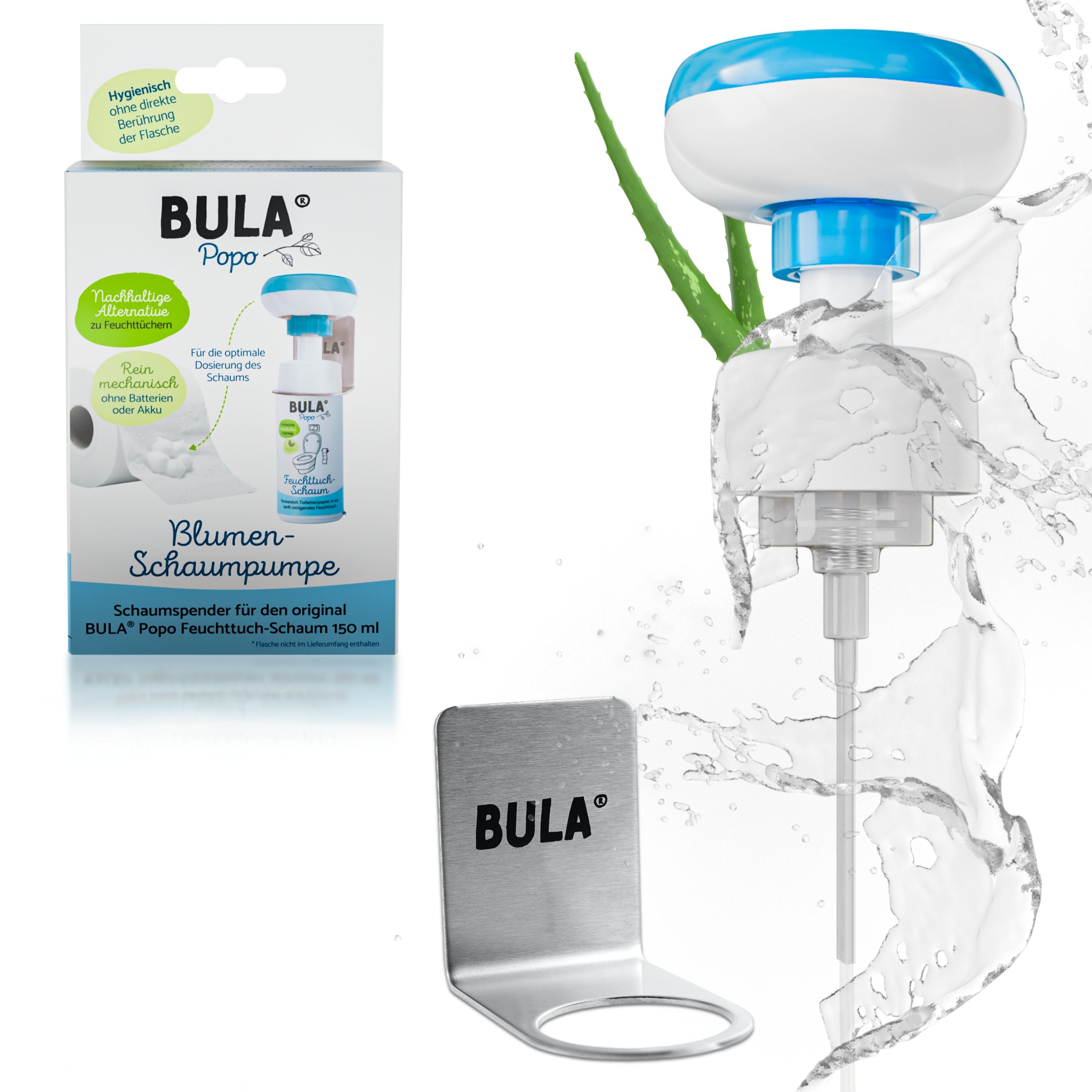 Bula Pop Bula Popo Family Bundle (Blumen-Schaumpumpe Inkl. – BVBKM